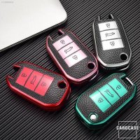 Silicone key fob cover case fit for Opel, Citroen, Peugeot P3 remote key rose