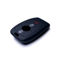 Silicone key fob cover case fit for Mercedes-Benz M9 remote key black