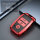 Coque de protection en silicone pour voiture Kia clé télécommande K7 rouge