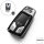Silicone key fob cover case fit for Audi AX6 remote key silver