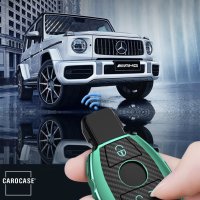 Silicone key fob cover case fit for Mercedes-Benz M7 remote key rose