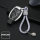 Glossy Carbon-Look Schlüssel Cover passend für Mercedes-Benz Schlüssel rosa SEK14-M7-10