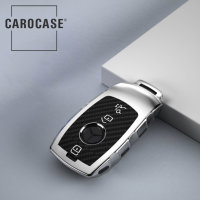 Cover Guscio / Copri-chiave silicone compatibile con Mercedes-Benz M9 argento