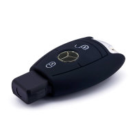Silicone key fob cover case fit for Mercedes-Benz M6 remote key black