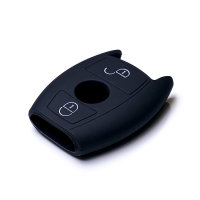 Silicone key fob cover case fit for Mercedes-Benz M6 remote key black