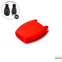 Silicone key fob cover case fit for Mercedes-Benz M6 remote key red
