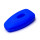 Silikon Schutzhülle / Cover passend für Ford Autoschlüssel F5 blau