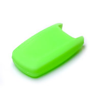 Coque de protection en silicone pour voiture BMW clé télécommande B4 lumineux vert