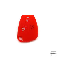 Silicone key fob cover case fit for Mercedes-Benz M3, M4 remote key red