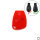Cover Guscio / Copri-chiave silicone compatibile con Mercedes-Benz M3, M4 rosso
