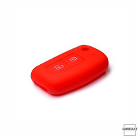 Coque de protection en silicone pour voiture Nissan clé télécommande N1 rouge