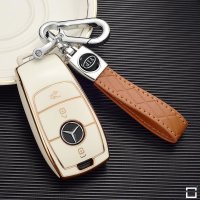 Funda protectora de TPU brillante (SEK18) para llaves Mercedes-Benz - verde oscuro