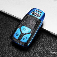 silicona funda para llave de Audi AX6 azul