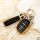Coque de clé de voiture en TPU brillant (SEK18/2) compatible avec Hyundai clés - noir