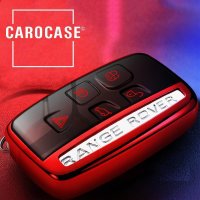 Silicone key fob cover case fit for Land Rover, Jaguar LR2 remote key rose