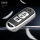 Silicone key fob cover case fit for Mazda MZ1, MZ2 remote key silver