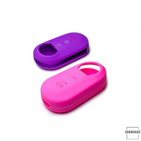 Cover Guscio / Copri-chiave silicone compatibile con Fiat FT2 viola