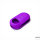 silicona funda para llave de Fiat FT2 púrpura