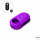 Cover Guscio / Copri-chiave silicone compatibile con Fiat FT2 viola