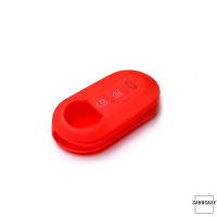 silicona funda para llave de Fiat FT2 rojo
