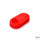 Silicone key fob cover case fit for Fiat FT2 remote key red