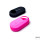 Silicone key fob cover case fit for Fiat FT2 remote key rose