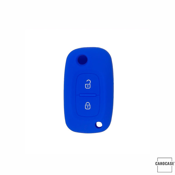 Cover Guscio / Copri-chiave silicone compatibile con Renault R5 blu