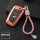 Coque de protection en silicone pour voiture BMW clé télécommande B4, B5 rouge