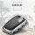 Glossy Carbon-Look Schlüssel Cover passend für BMW Schlüssel grün SEK14-B5-23