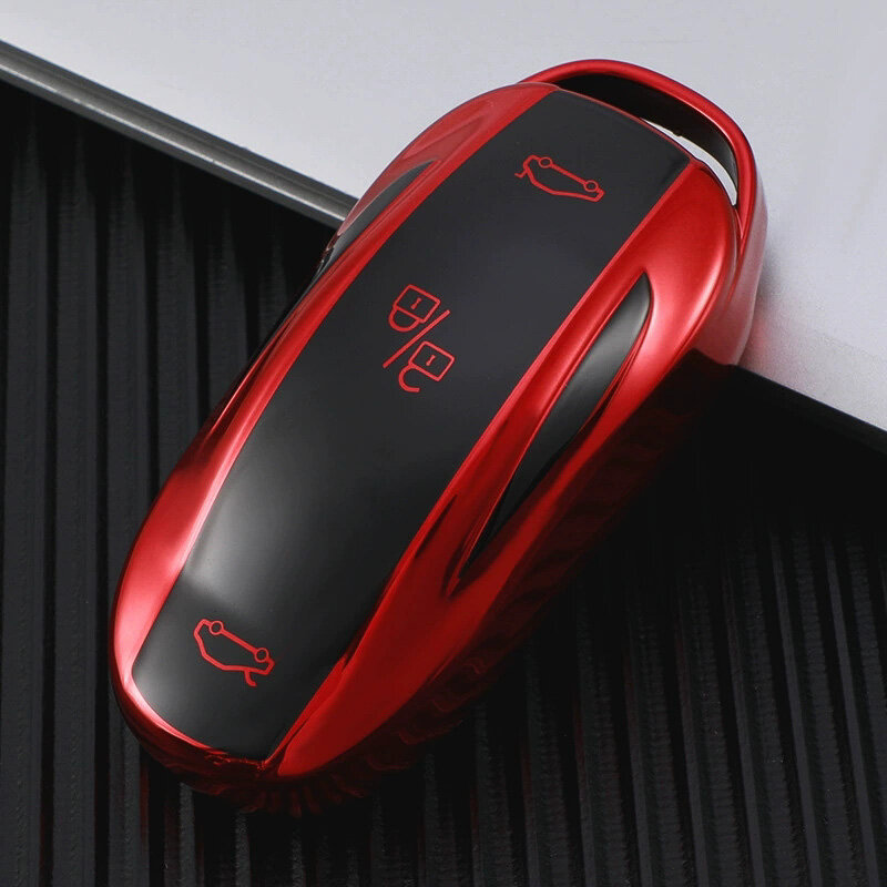 Mekana TPU futrola za ključeve od automobila Tesla (tip TS3) | Carocase Premium