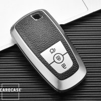Silicone key fob cover case fit for Ford F8 remote key silver