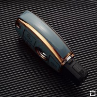 Coque de clé de voiture en TPU brillant (SEK18) compatible avec Mercedes-Benz clés - vert