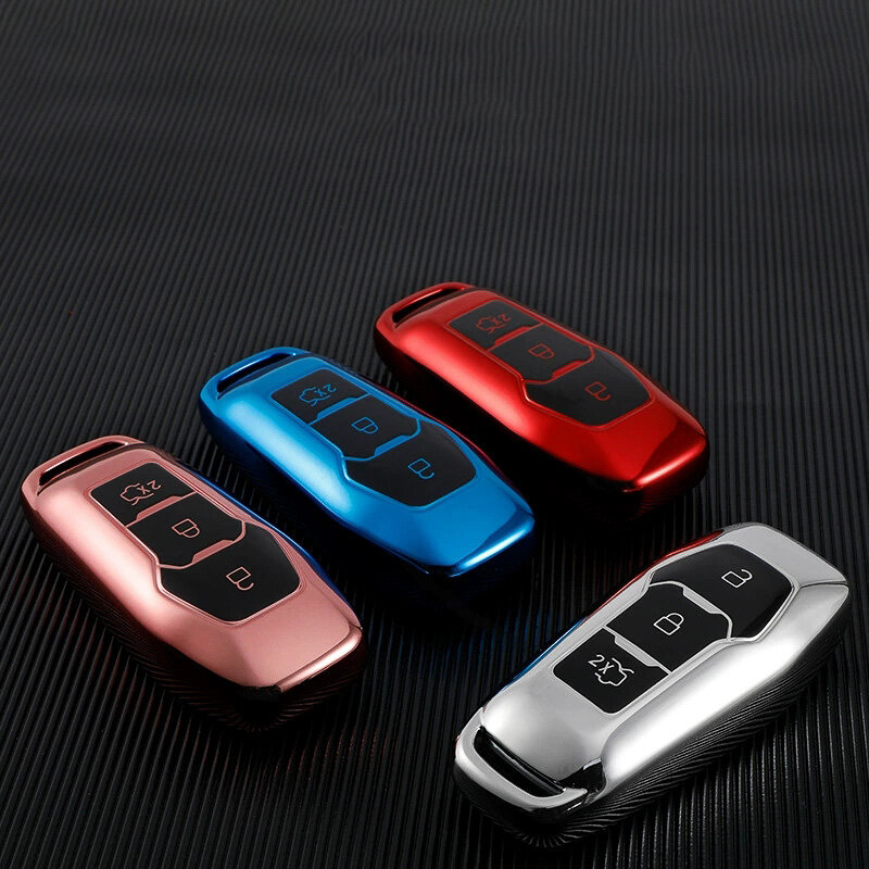 Soft-TPU Hülle für Ford Autoschlüssel (Typ F3) | Carocase Premium Premium Schutzhülle Autoschlüssel Case