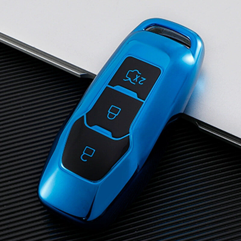 Soft-TPU Hülle für Ford Autoschlüssel (Typ F3) | Carocase Premium Premium Autoschlüssel Schutzhülle - Detailansicht 3