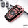 Black-Glossy Silikon Schutzhülle passend für BMW Schlüssel rosa SEK7-B4-10