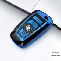 silicona funda para llave de BMW B4, B5 azul