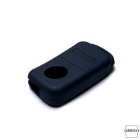 Coque de protection en silicone pour voiture Mercedes-Benz clé télécommande M1 noir
