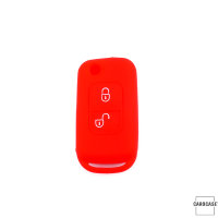 Silikon Schutzhülle / Cover passend für Mercedes-Benz Autoschlüssel M1 rot