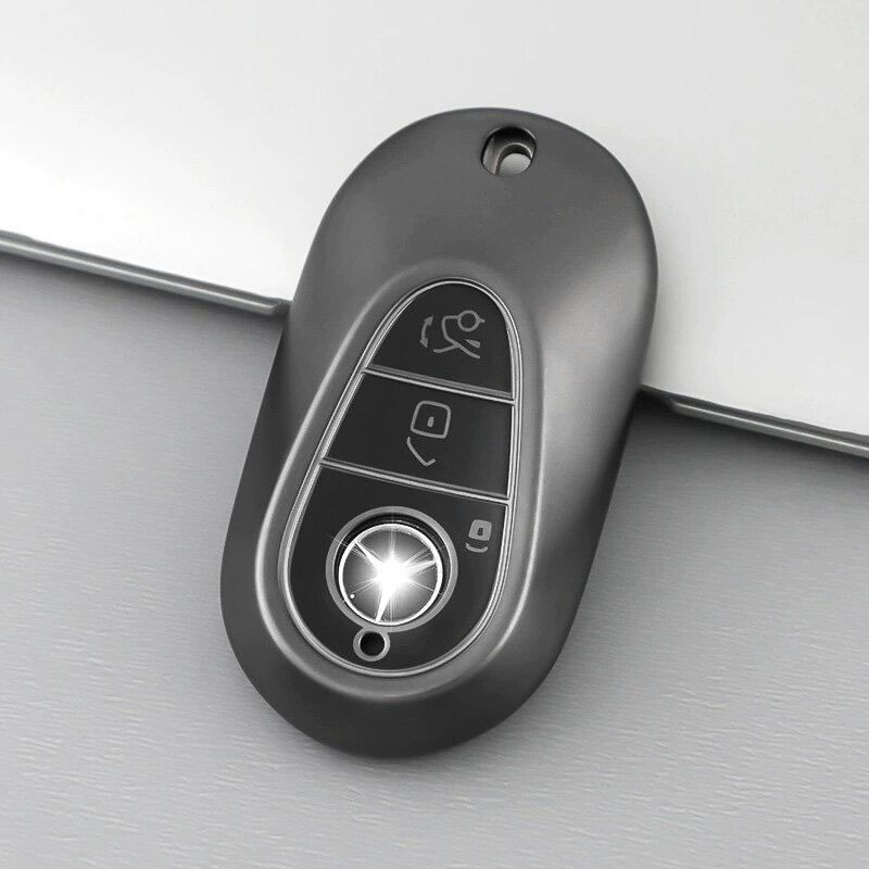 Soft TPU case for Mercedes Benz car keys (type M11) | Carocase Premium Premium key fob cover case - Detail view 3