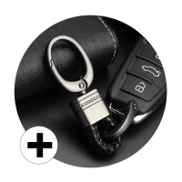 Coque de protection en silicone pour voiture Land Rover, Jaguar clé télécommande LR2 noir