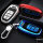Silicone key fob cover case fit for Audi AX4 remote key red