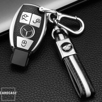 Cover Guscio / Copri-chiave silicone compatibile con Mercedes-Benz M7 argento