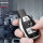 Silikon Leder-Look Schlüssel Cover passend für Mercedes-Benz Schlüssel silber SEK13-M7-15