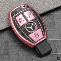 Cover Guscio / Copri-chiave silicone compatibile con Mercedes-Benz M7 rosa