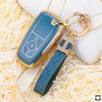 Glossy TPU key cover (SEK18/2) for Ford keys - blue