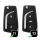 Silicone key fob cover case fit for Toyota T1, T2 remote key black