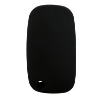 Silicone coque / housse clé télécommande pour Renault voiture noir SEK1-R6-1