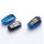 Cover Guscio / Copri-chiave silicone compatibile con Ford F8, F9 blu