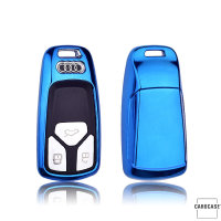 Cover Guscio / Copri-chiave silicone compatibile con Audi AX6 blu