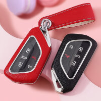 Seat / Skoda / VW marka araç anahtarları için deri kılıf (V11 tipi) | Carocase Premium